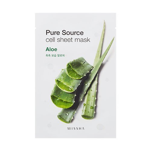 Missha Pure Source Sheet Mask (Aloe), 1 Pack