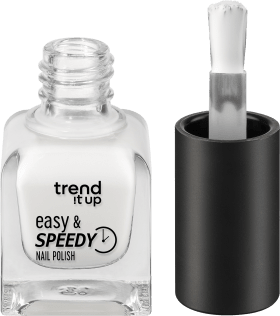 trend !t up Nail polish Easy & Speedy Nail Polish white 110, 6 ml