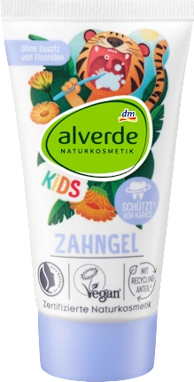 alverde NATURKOSMETIK Toothpaste gel children, 50 ml