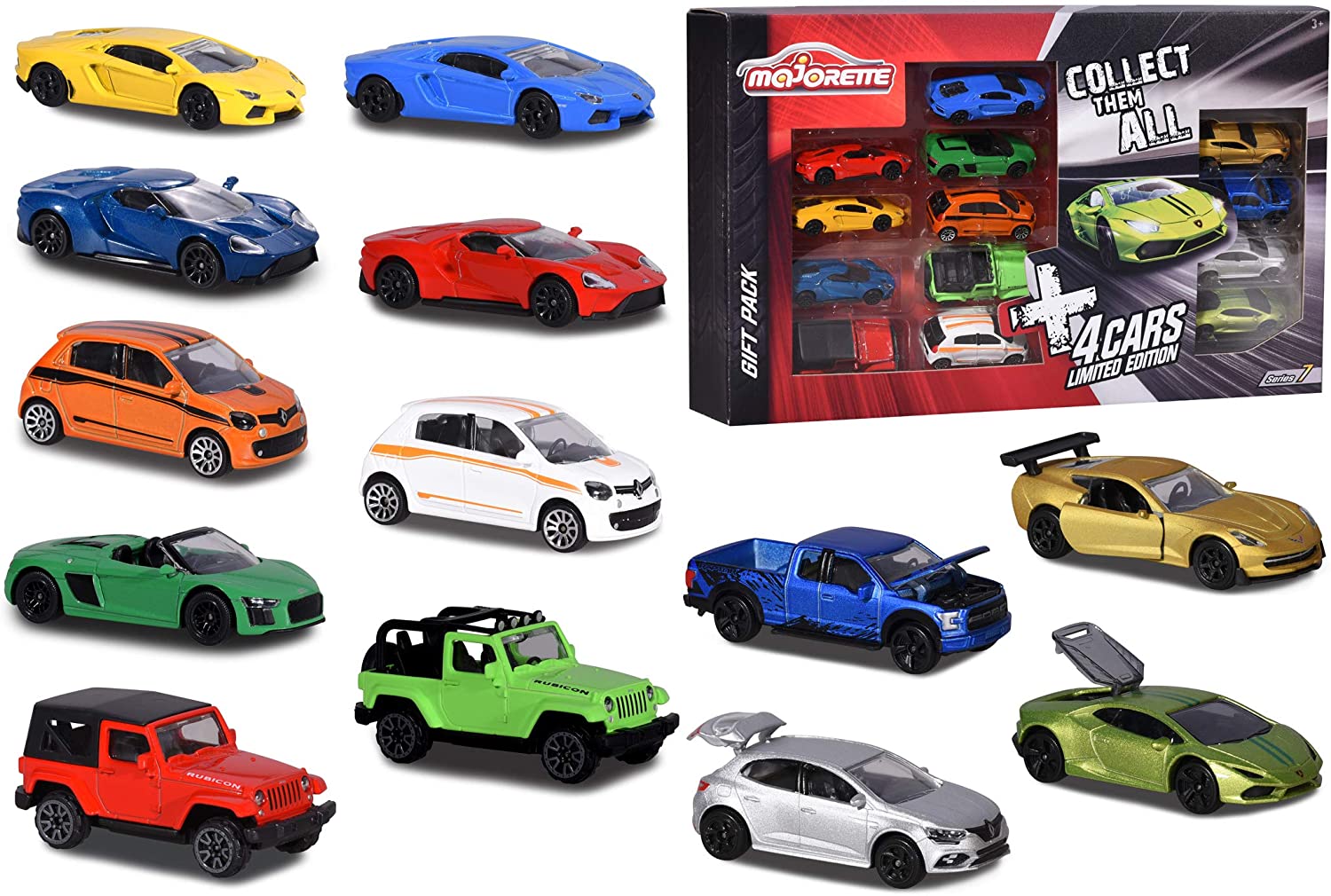 Majorette Geschenkset, 9+4 Limited Edition 7, Spielzeugautos Mit Freilauf, 