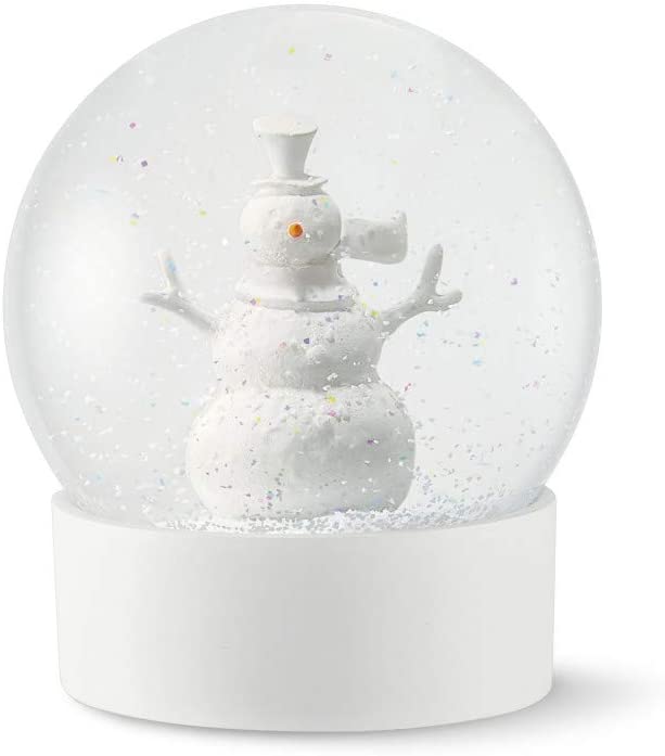 Philippi Snowman Snow Globe White 11.5 x 10 cm