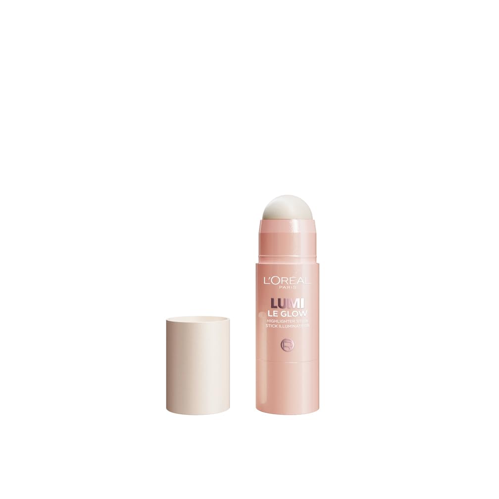 L'Oréal Paris L\'Oréal Paris Lumi Le Glow Highlighter Sticks Glowy, Make-Up Complexion for the Face, Contouring, for a Radiant Complexion, Easy to Build, All-Day Hold, Colour: 630 Cream Chic, 1 x 7 ml