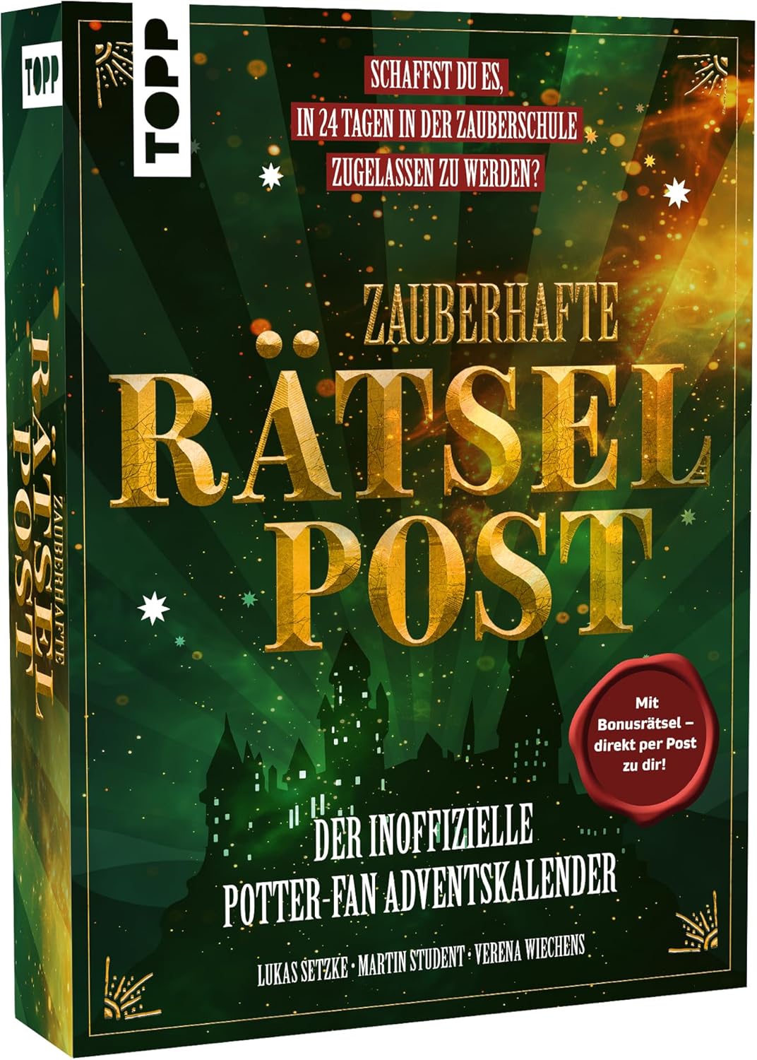 TOPP Enchanting Puzzle Post: The Unofficial Potter Fan Advent Calendar. Can you be admitted to the magic school in 24 days?