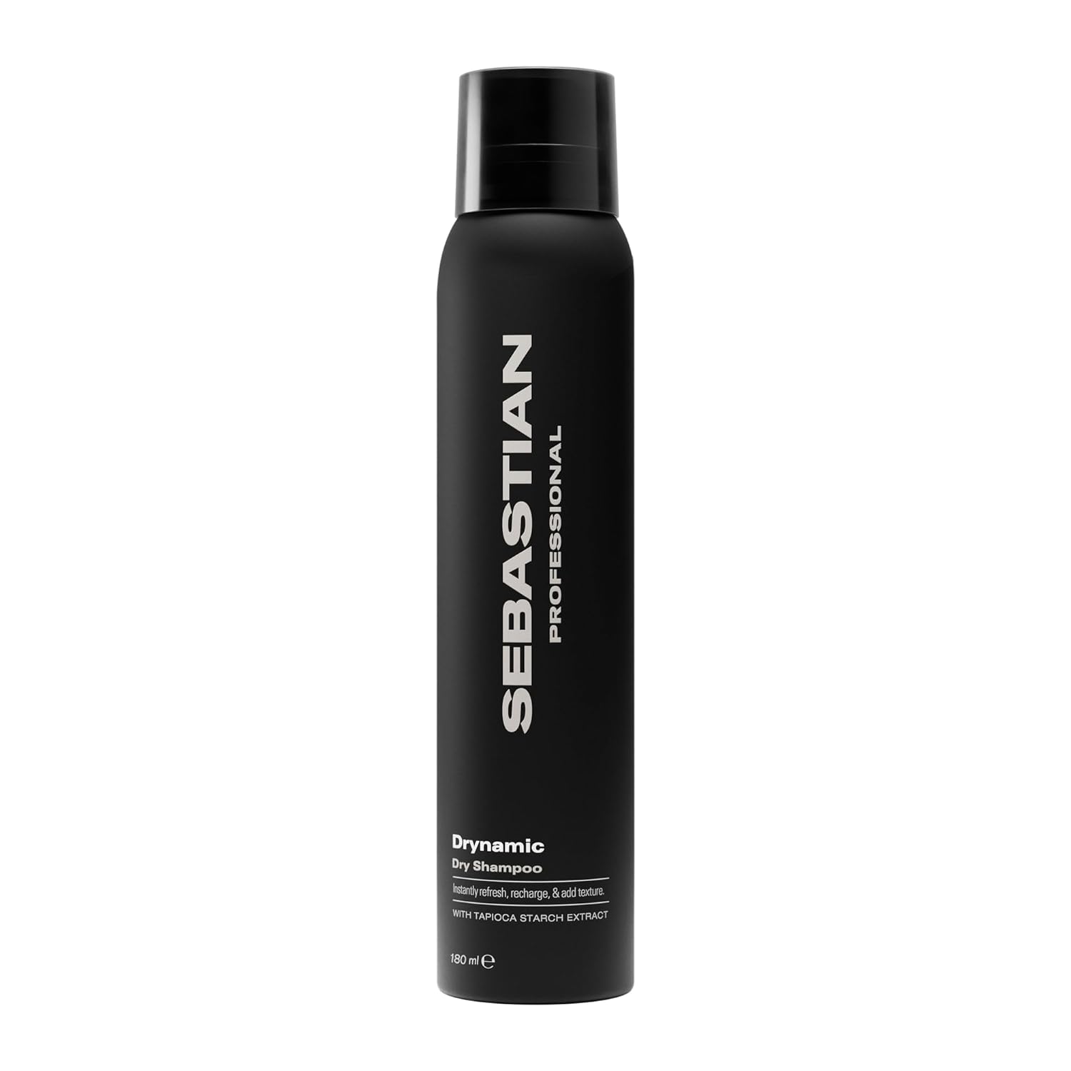 Sebastian Professional Drynamic Dry Shampoo - Dry Shampoo with Tapioca Starch for Instant Freshness, Texture & Volume, Absorbs Oil & Gives New Energy Between Washes - 180ml