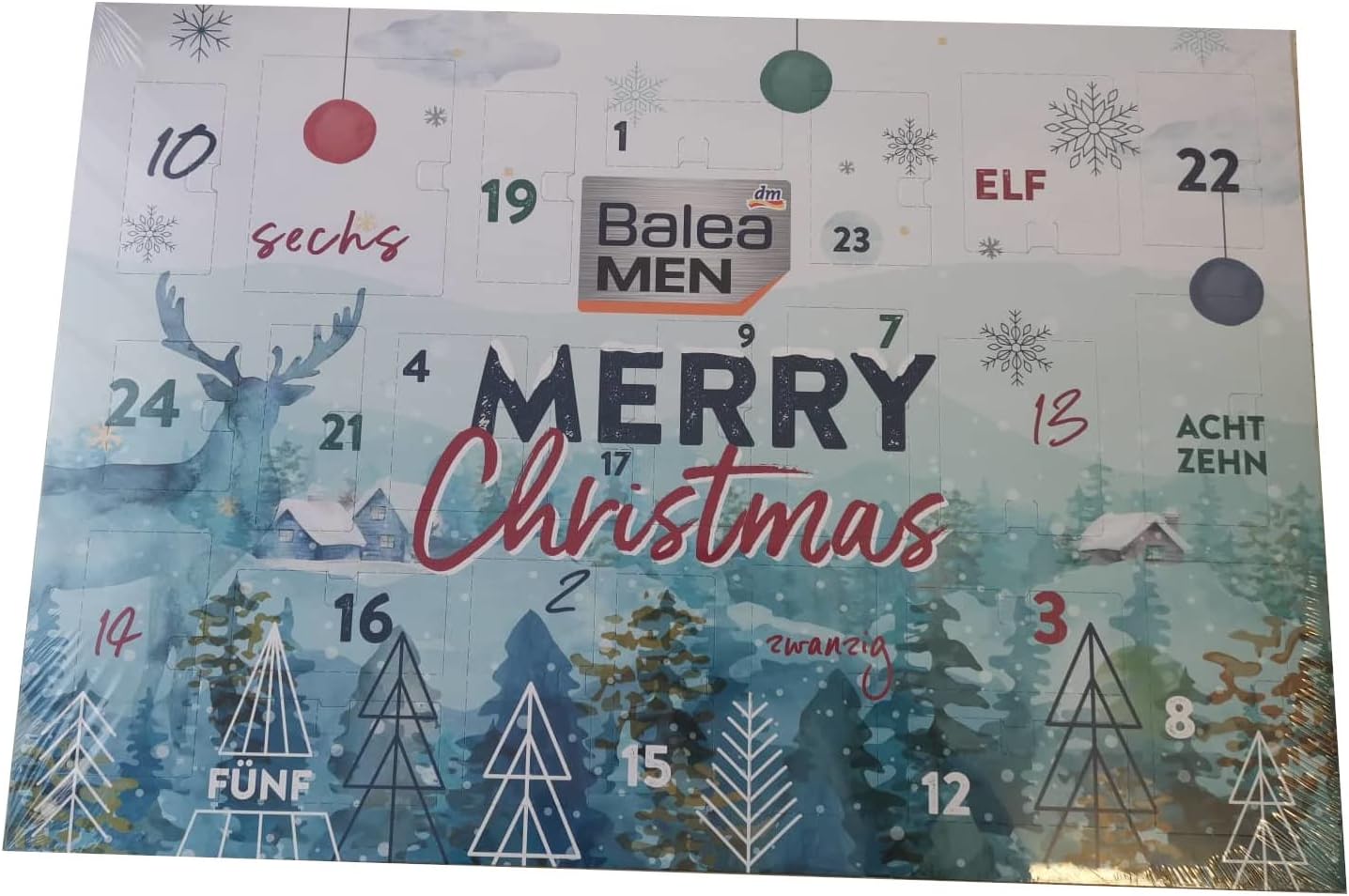 Balea Men - Man - Advent Calendar 2022 - Advent Calendar - Men - Beauty - Cosmetics - Limited Edition