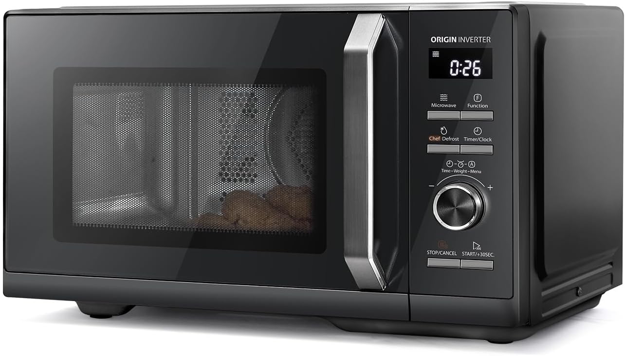 TOSHIBA 6 in 1 Microwave Oven 26L with Original Inverter Defrost for Stove, Convection, Combi, Steam, Grill, 10 Levels, 10 Automatic Menus, Microwave 900