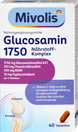 Mivolis Glucosamine 1750, tablets 40 pcs, 55 pcs