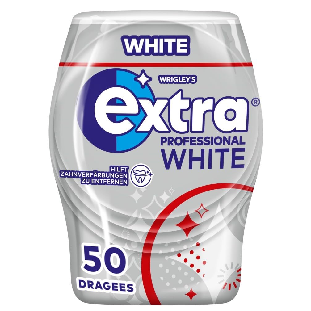 EXTRA Store EXTRA Professional White chewing gum, sugar-free, 1 tin, 50 dragees