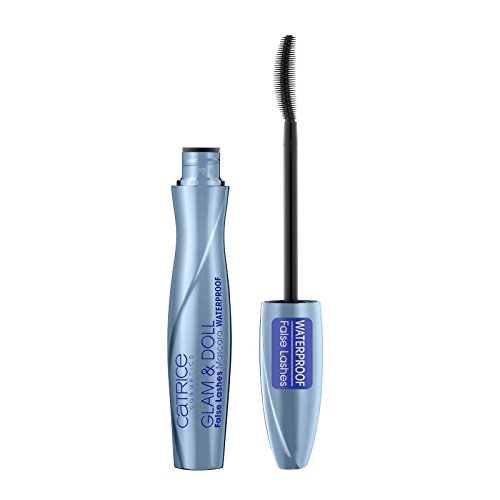 Catrice Glam&Doll False Lashes Mascara Waterproof No. 010 Black Waterproof, Black, Defining, Extended, Long-Lasting, Matte, Waterproof, Vegan, Perfume Free (10 ml), ‎010