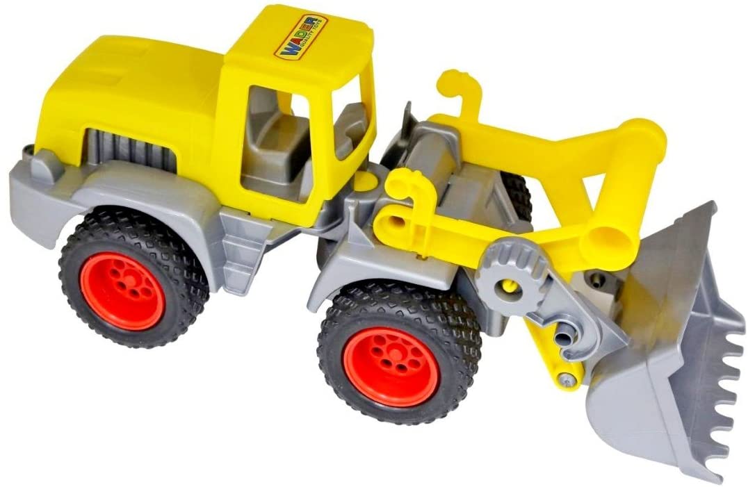 Wader Toy Digger Construck Yellow/Silver Von Wadertoys