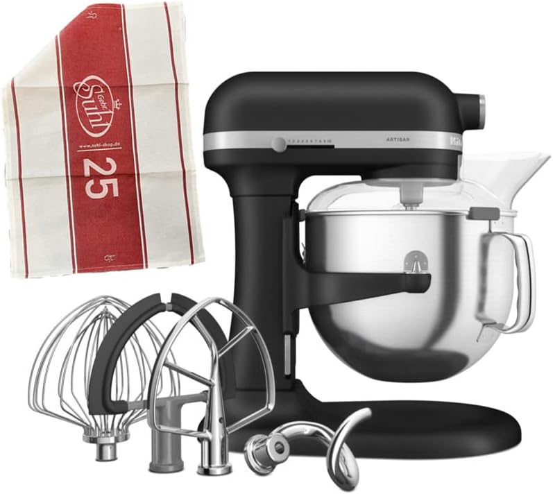 Kitchenaid Artisan Food Processor 6.6 Litres Cast Iron Black