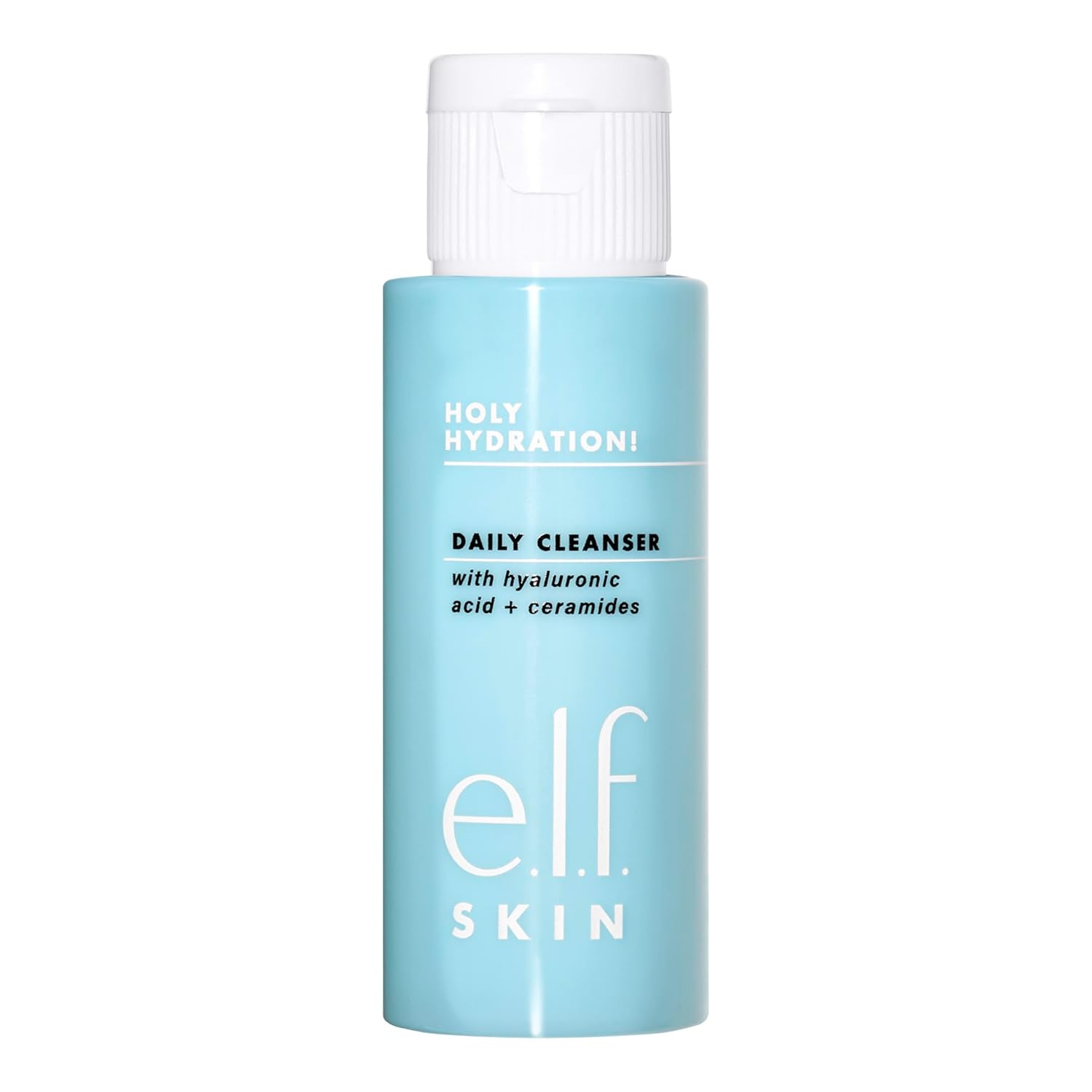 e.l.f. eleven. SKIN Holy Hydration! Daily Cleanser Mini, Facial Cleanser for Washing Make-up, Excess Oil and Impurities, Vegan & Cruelty Free, 30 ml