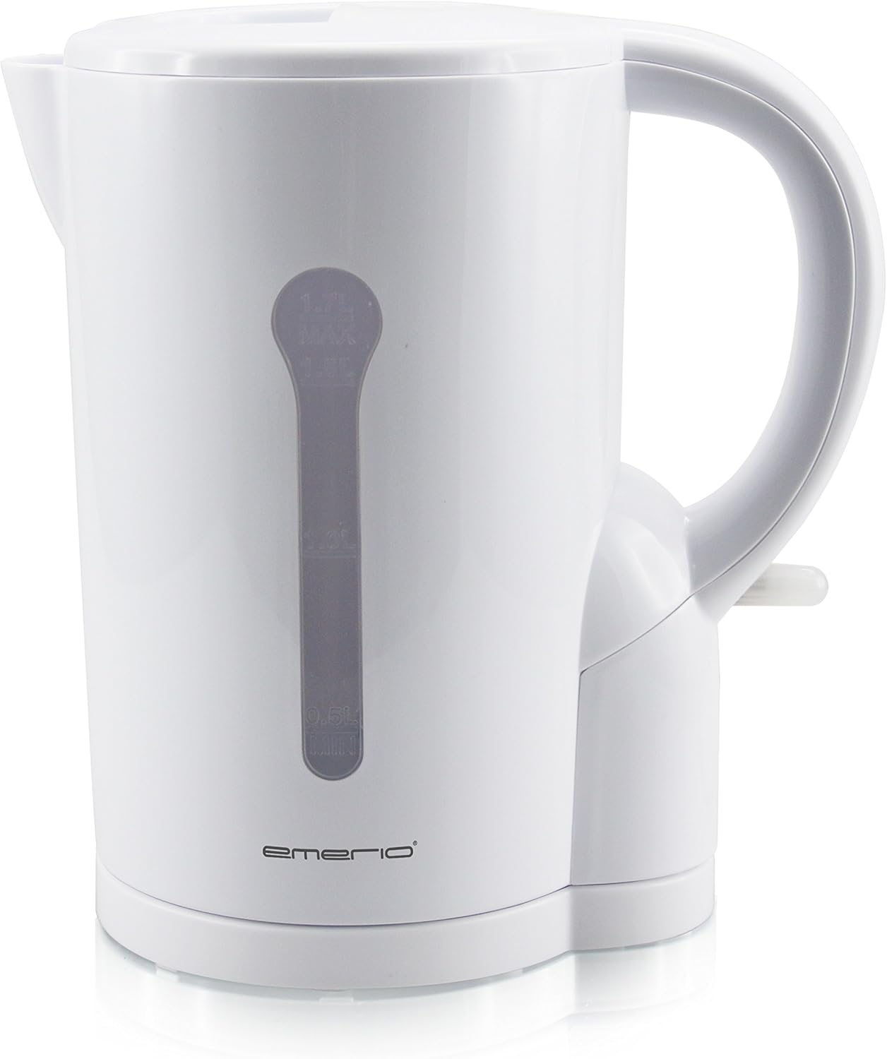 Emerio Kettle, 1.7 L, plastic, white, 2200 W