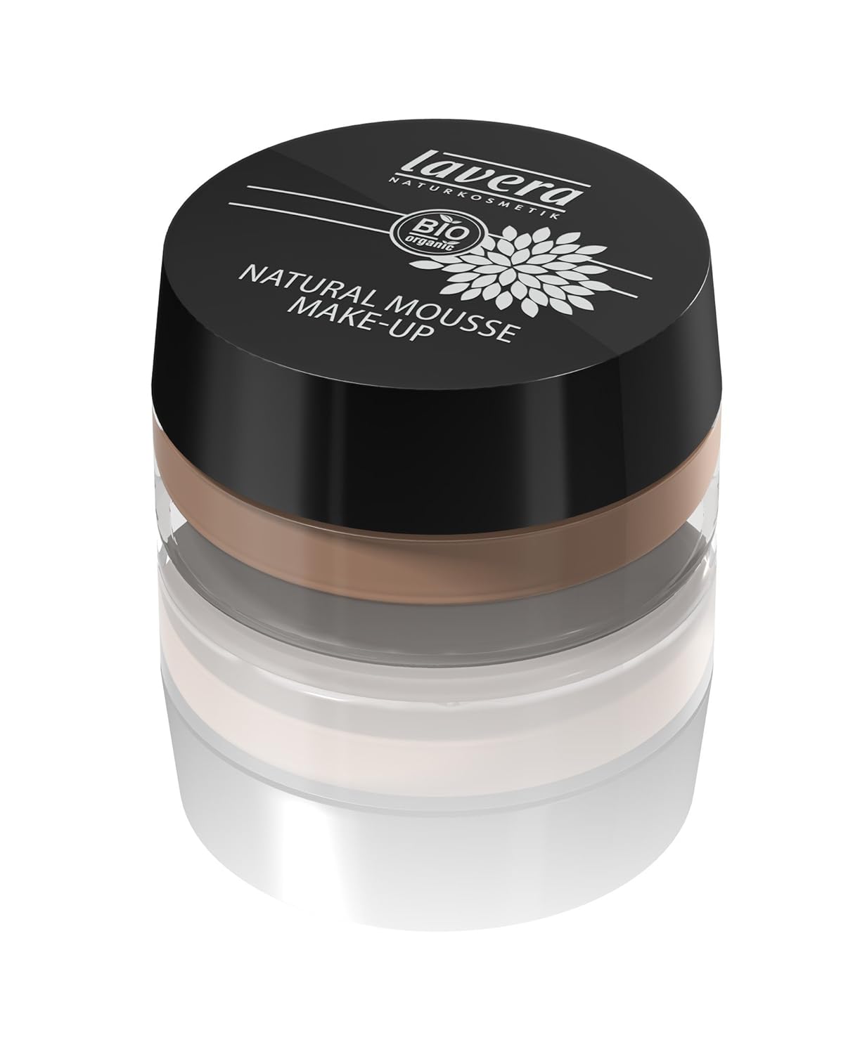 lavera Natural Mousse Makeup Foundation, Colour Ivory Skin Colour, Matte Complexion & Creamy Texture, Natural & Innovative Makeup, Vegan, Organic Plant Ingredients, Natural Cosmetics, Complexion Cosmetics, Pack of 1 (1 x 15 g), ‎ivory