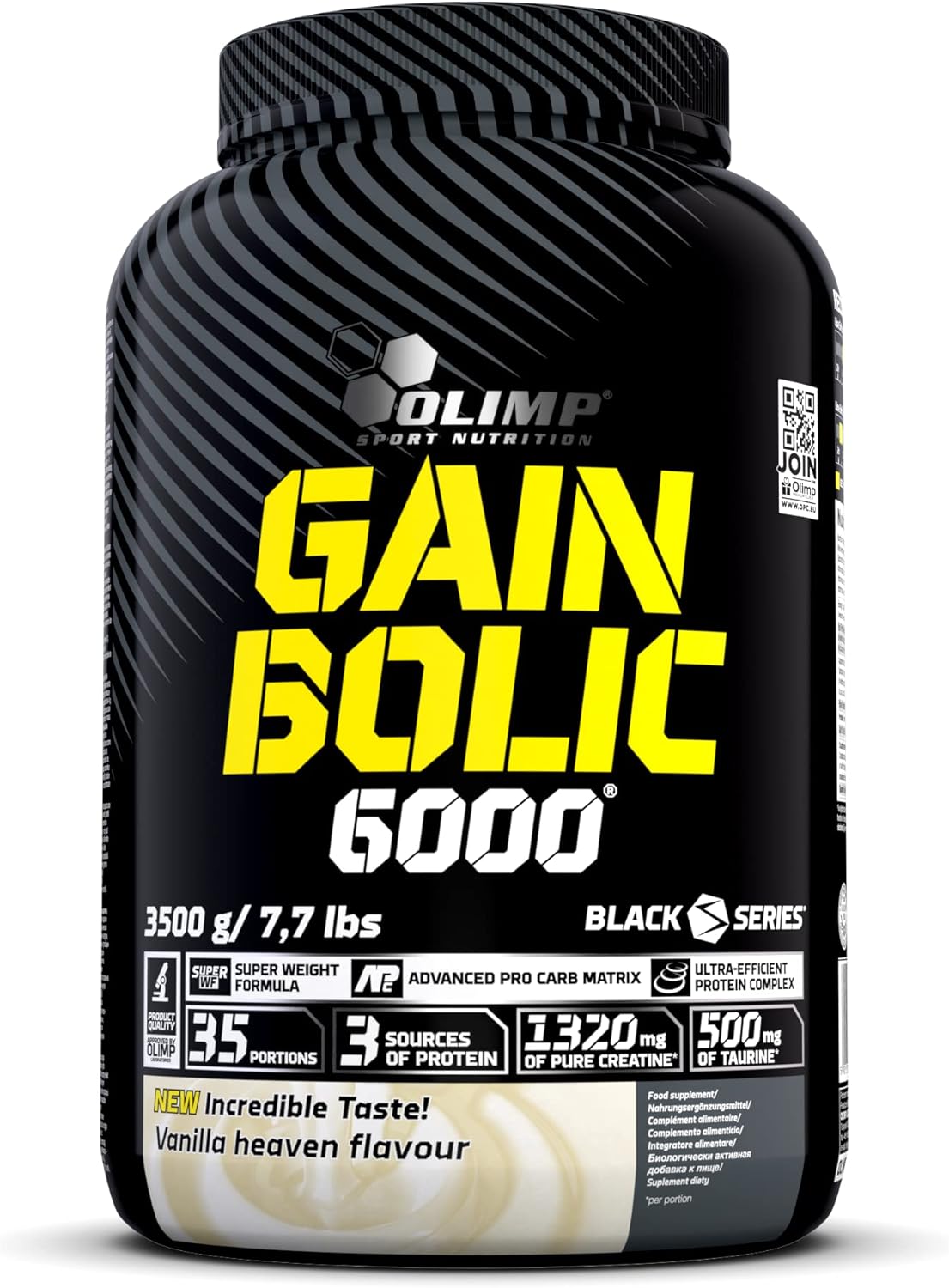 Olimp Gain Bolic 6000 3500 g Tin Vanilla by Olimp