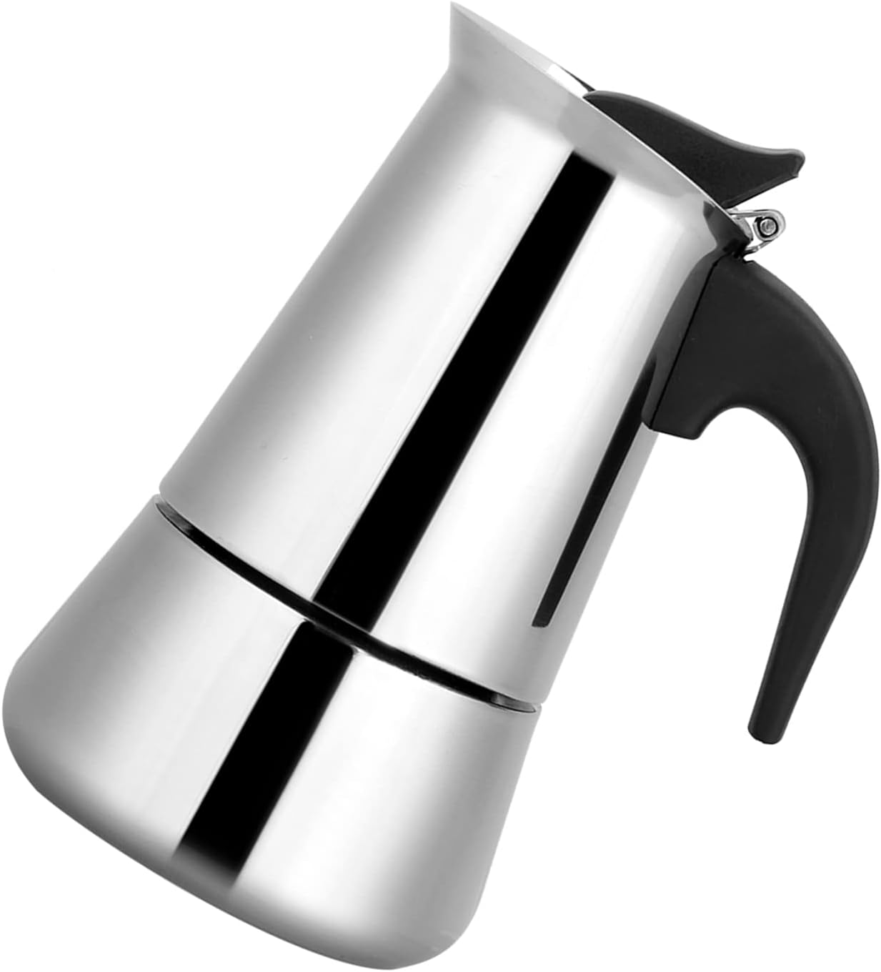 Ergonomic Espresso Machine, Portable Coffee Maker, Stainless Steel for Home/Office, Easy to Clean, Durable (100 ml)