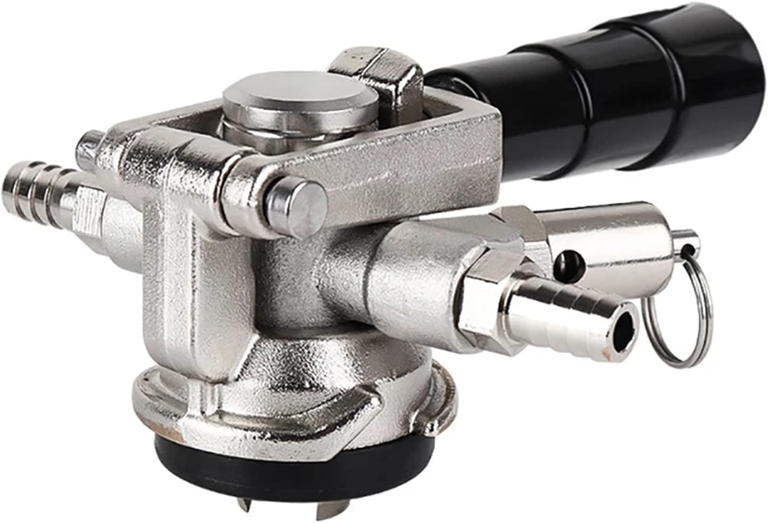 SRKATI Beer Barrel Stainless Steel \"S\" System Keg Coupling Keg \"S\" Type Couplings with Lever Handle Home Brewing System (Type B)