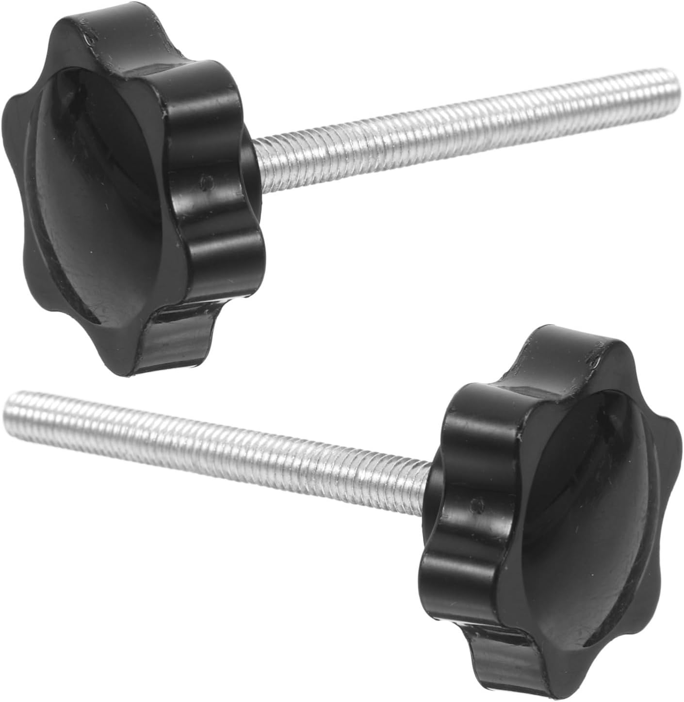 CIYODO Star Grip Nut for Walking Aids, Replacement Parts, Knurled Screw with Rubber Buffer Quick Hand Assembly, Compatible with Rollator and Accessories
