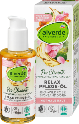 alverde NATURKOSMETIK Alverde Relax Nursing Oil Bio-Wildrose, Bio-sanddorn, 100 ml
