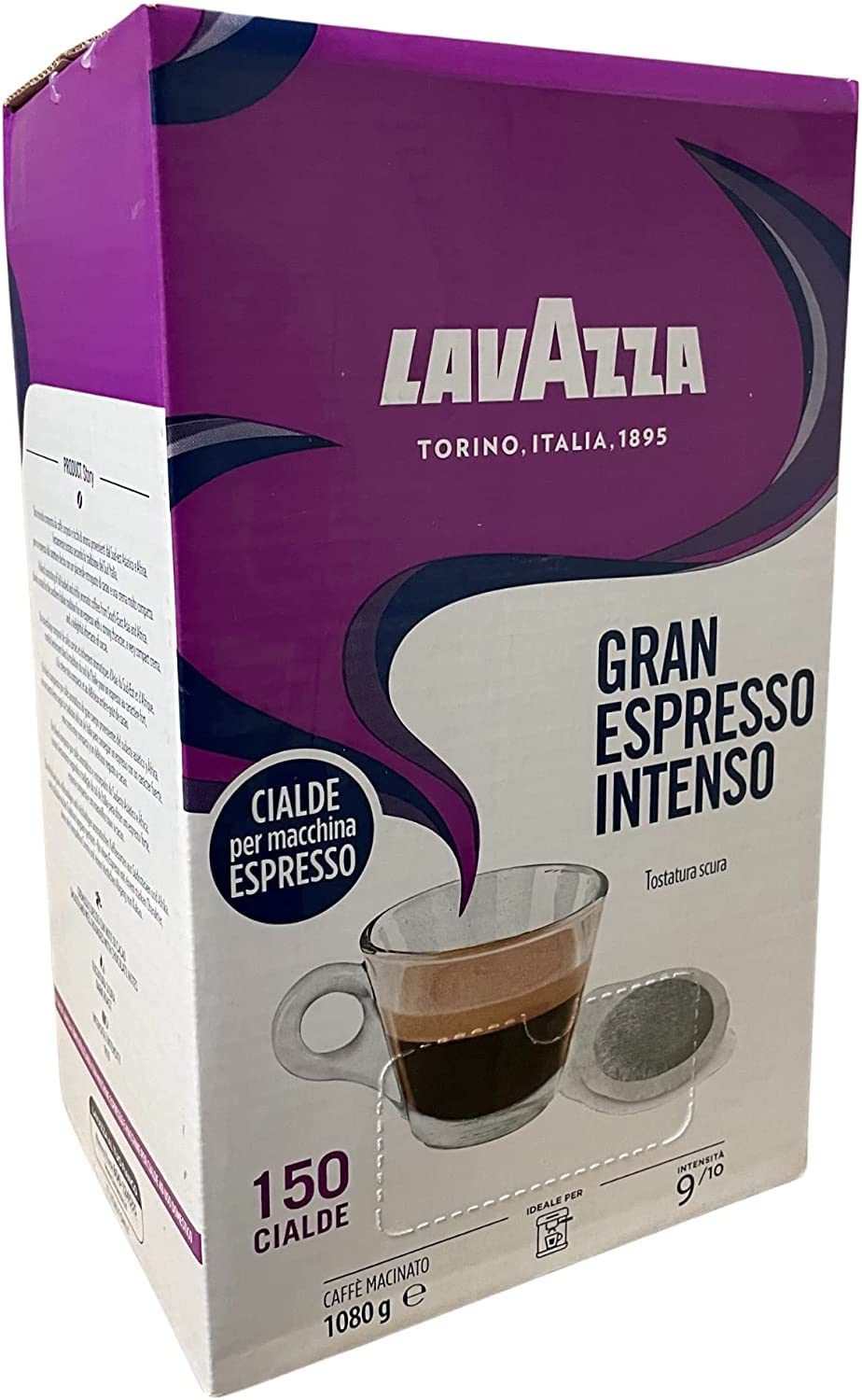 300 Lavazza Grand Espresso Pods ESE 44 mm Intenso Pads Lavazza ESE150)