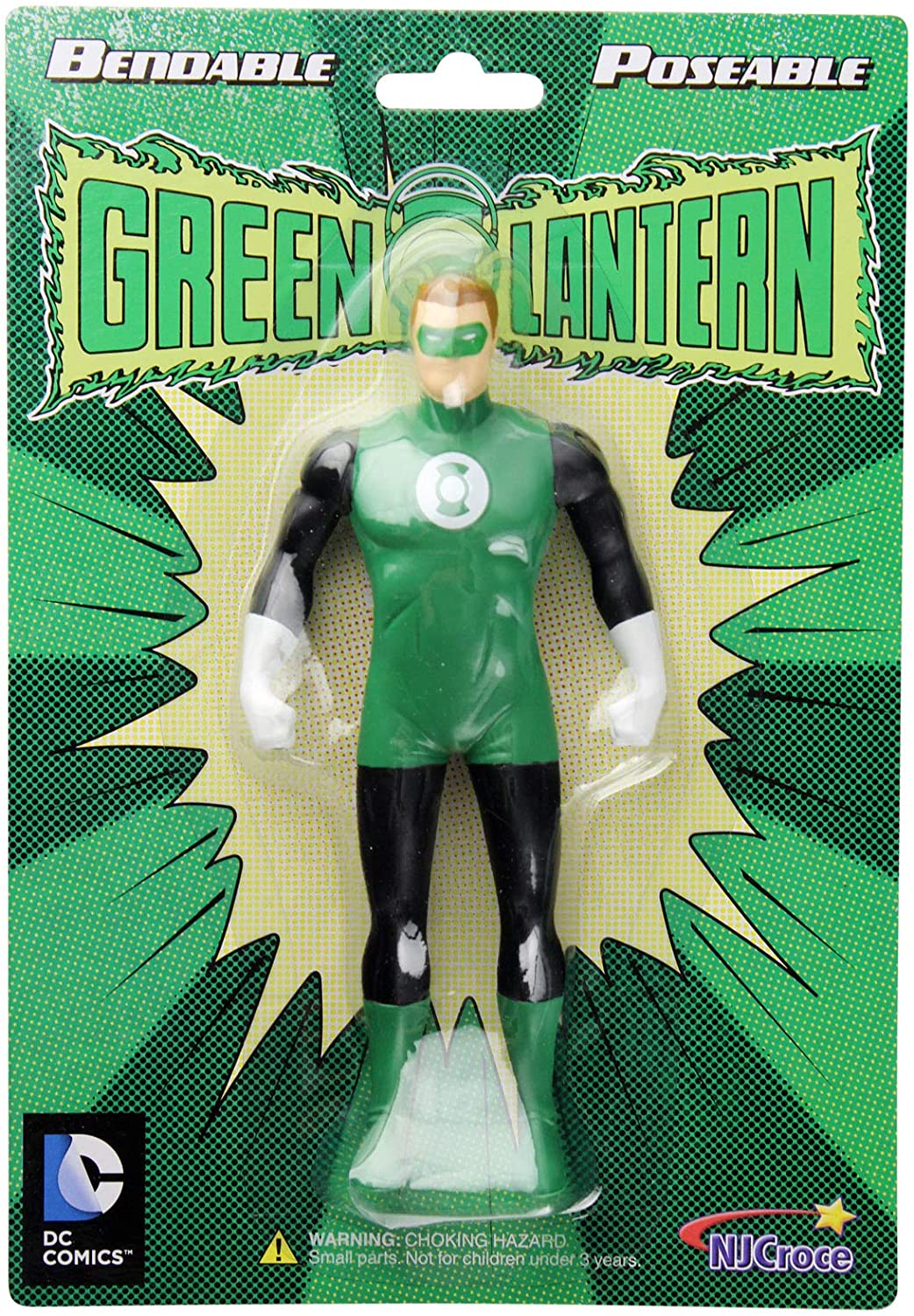 NJ Croce Green Lantern New Frontier 5.5 Bendable Figure