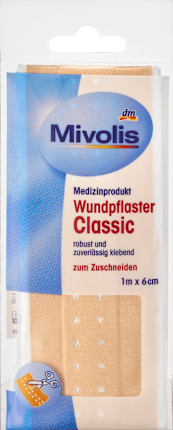 Mivolis Wound plaster Classic 1 m x 6 cm, 1 m