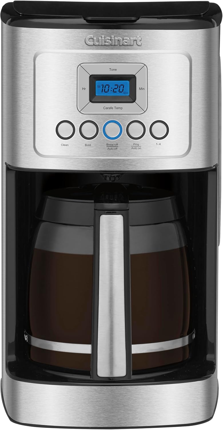 Cuisinart DCC-3200 Perfect Temp 14-Cup Programmable Coffeemaker, Stainless Steel
