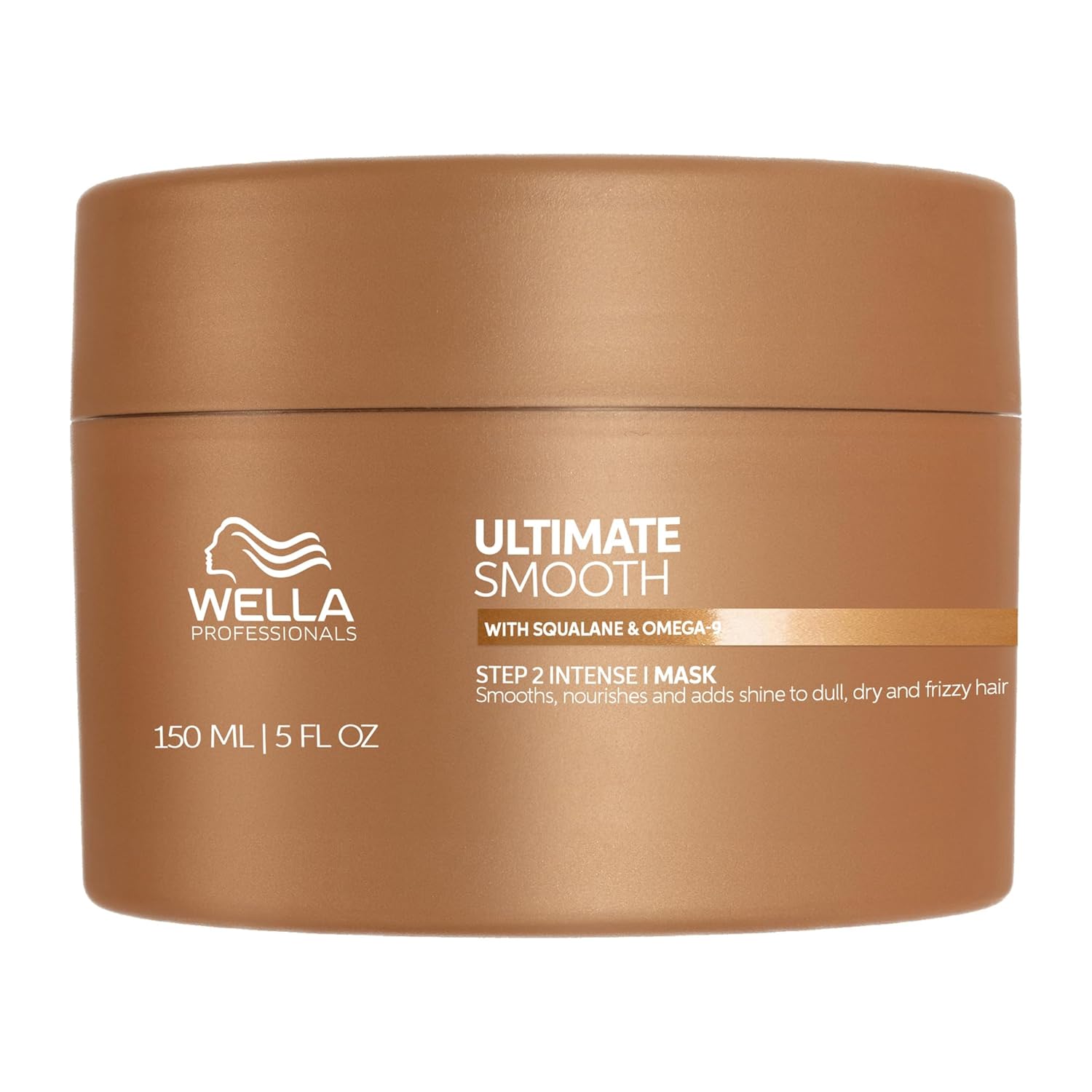 Wella Professionals Ultimate Smooth Hair Mask - Nourishing Hair Treatment with Squalane & Omega 9 - For Dry, Dull & Frizzy Hair (150 ml)