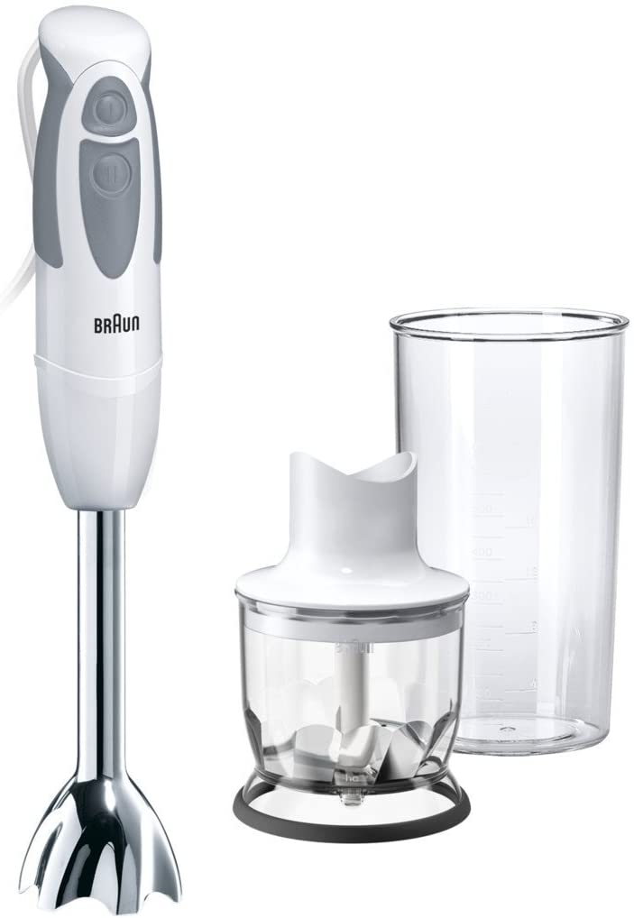 DeLonghi Braun MQ 300 Curry Multi Quick 3 Whisks, white