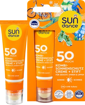 SUNDANCE Sun protection combination face cream + stick SPF 50, 1 piece