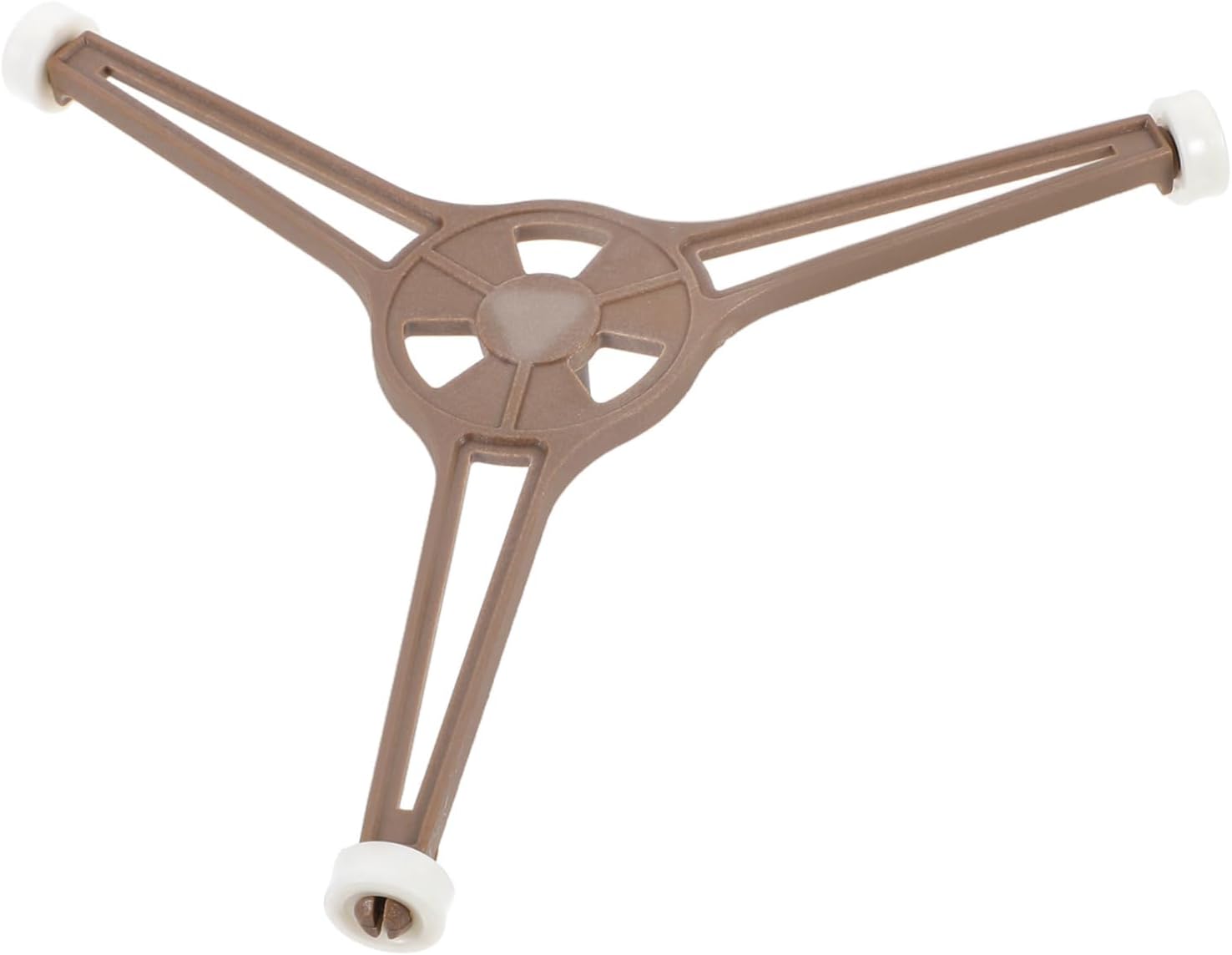 TOPBATHY Microwave Accessories Universal Microwave Plate Microwave Ring for Turntable Microwave Mounting Plate Replacement Holder for Microwave Ovens Rotating Plate Plastic Light Brown