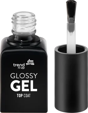 trend !t up Top Coat Glossy Gel Transparent, 11 ml
