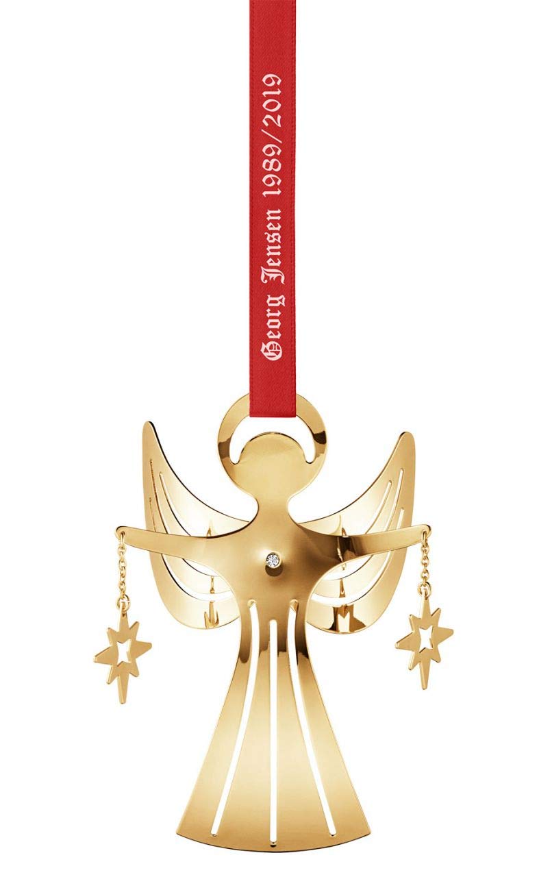 Georg Jensen 1989/2019 Angel Christmas Mobile - Gold Plated