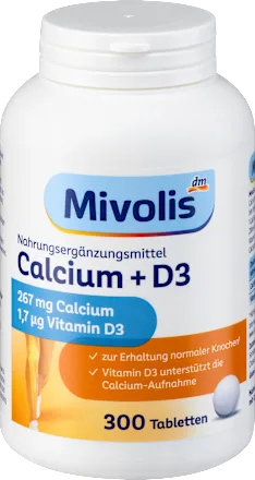 Mivolis Calcium + D3 tablets, 300 tablets, 264 g