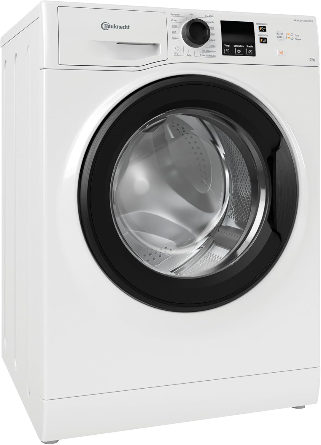Bauknecht BPW 1014 A Washing Machine Front Loader / 10 kg / Powerful Stain Removal / Short 45 / Clean Plus / Short 30 / Anti-Allergy Plus / Automatic Volume / Option Extra Touch / Dynamic Inverter