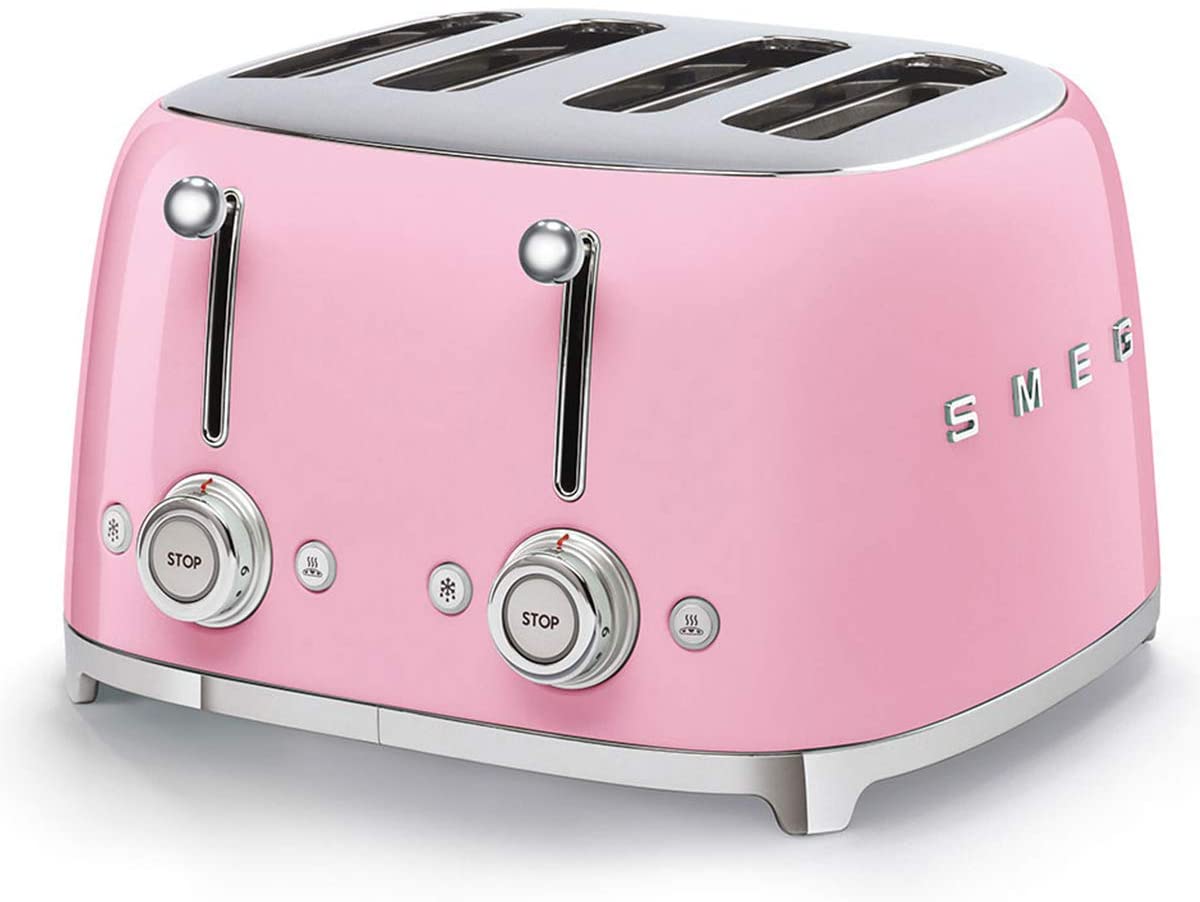 Smeg TSF03PKEU Toaster 2000 Metal Rose