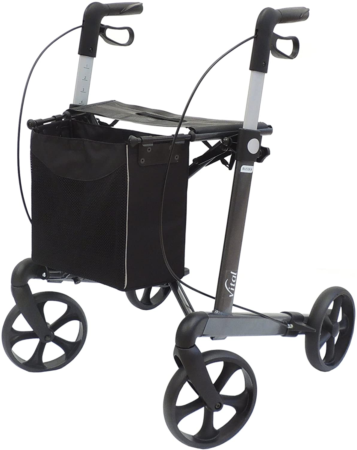 Russka Vital Rollator 54 cm Grey