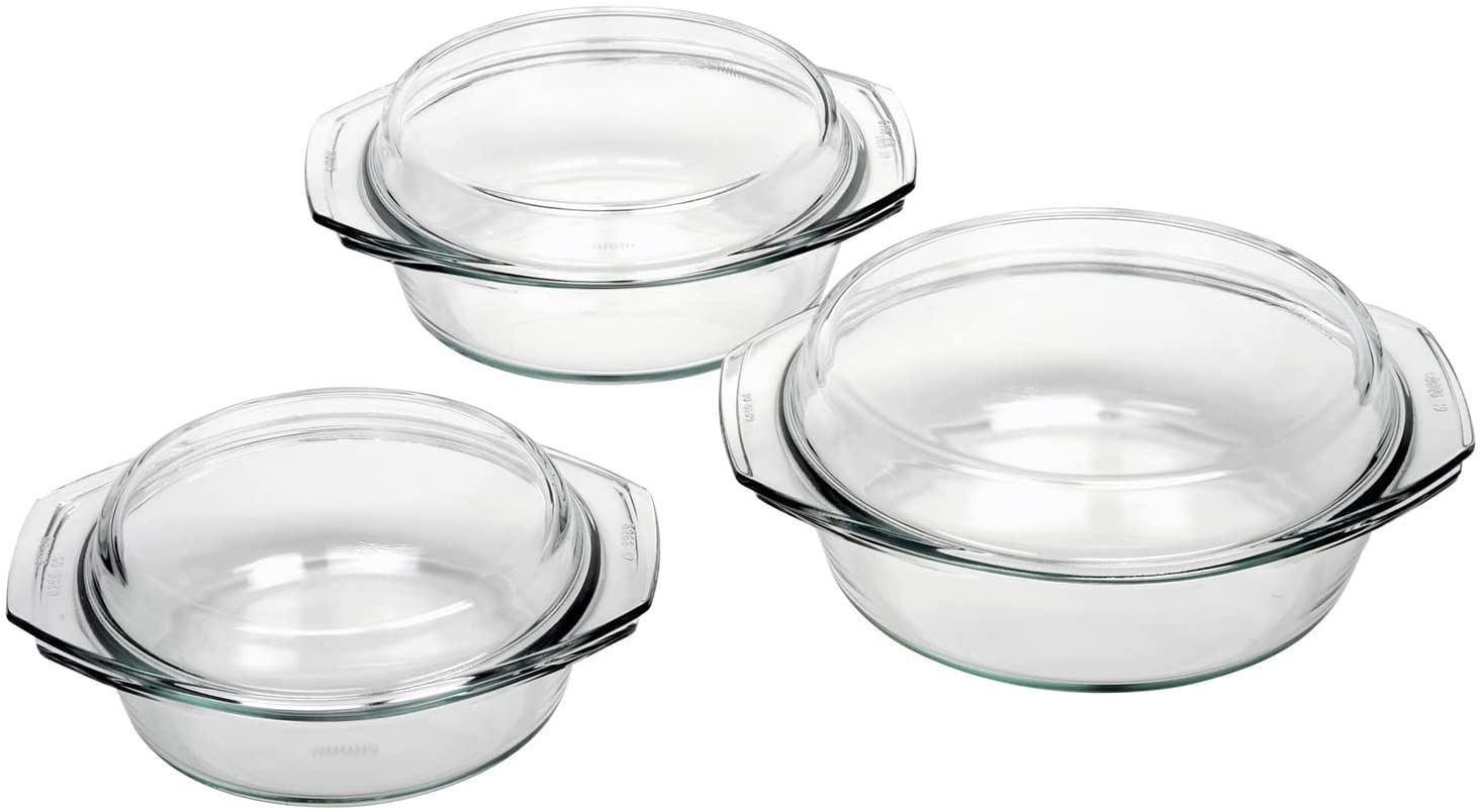 BOHEMIA CRISTAL 3-piece bowl set