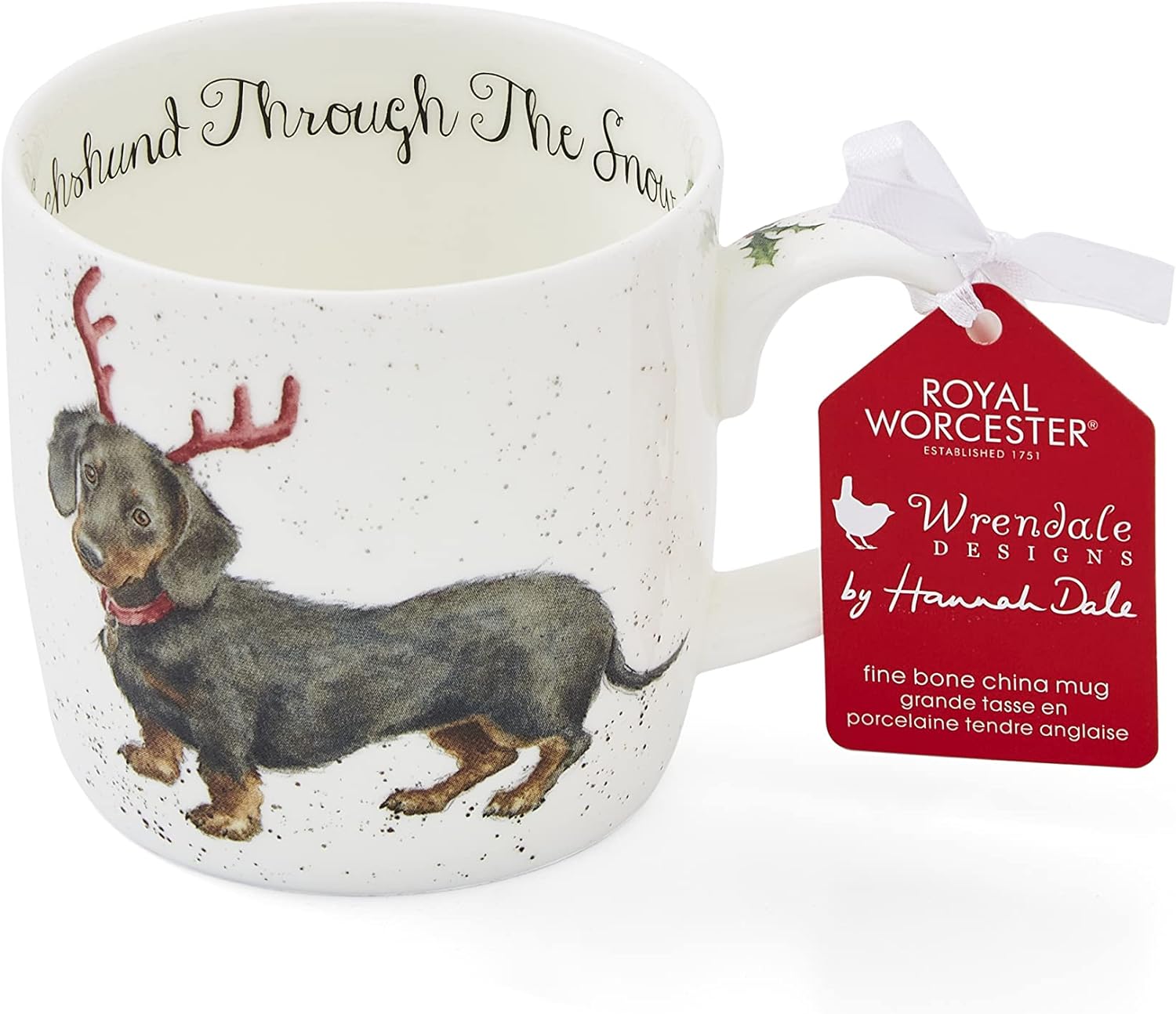 Portmeirion Home & Gifts Dachshund through the Snow (dog)