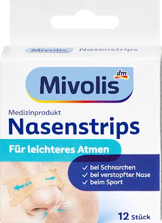 Mivolis Nose strips, 12 pieces
