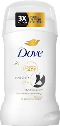 Dove Antiperspirant Deodorant Stick Advanced Care Invisible Dry, 50 ml