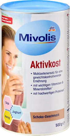 Mivolis Active Food Powder Chocolate, 500 g