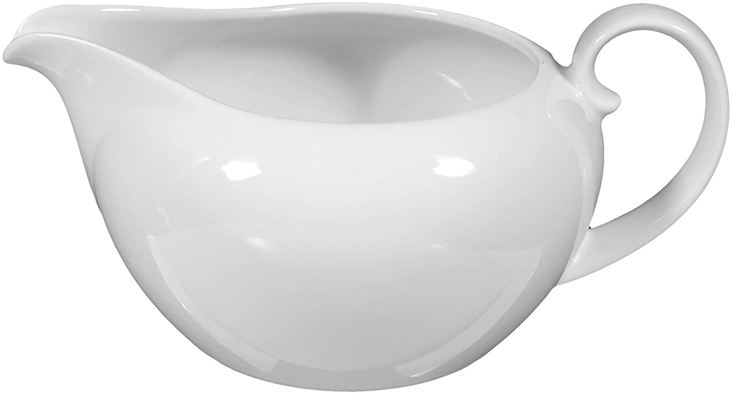 gravy boat 0,55 ltr rondo weiss uni 7 by Seltmann Weiden