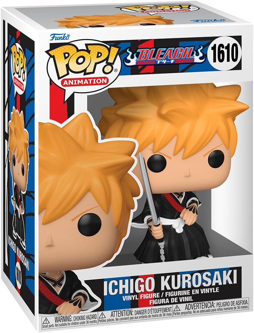 Funko POP! Animation: BLEACH - Ichigo Kurosaki - Vinyl Collectible Figure - Gift Idea - Official Merchandise - Toys for Children and Adults - Anime Fans - Model Figure for Collectors and Display