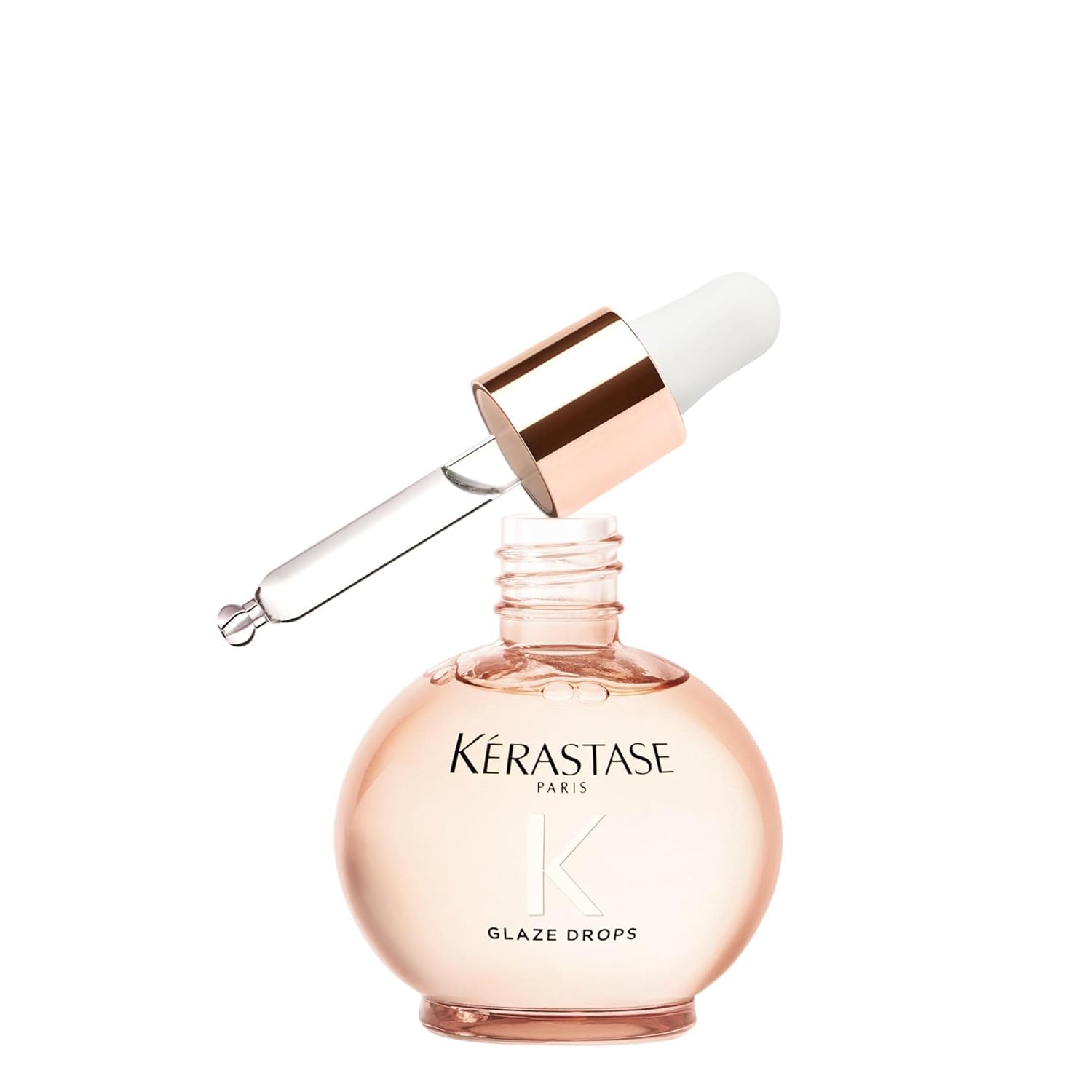 Restaxil Kérastase Gloss Absolu Glaze Drops, Light Hair Oil for Long, Frizz Prone Hair, with Wild Rose Oil, for Ultimate Shine and Smoothness, 45 ml