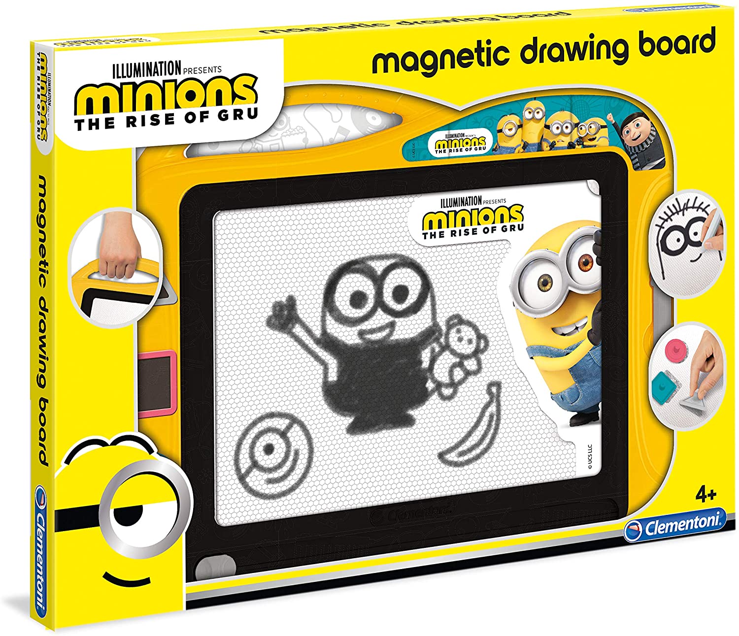 Clementoni- Zaubertafel Minions 2, 18571, Mehrfarbig