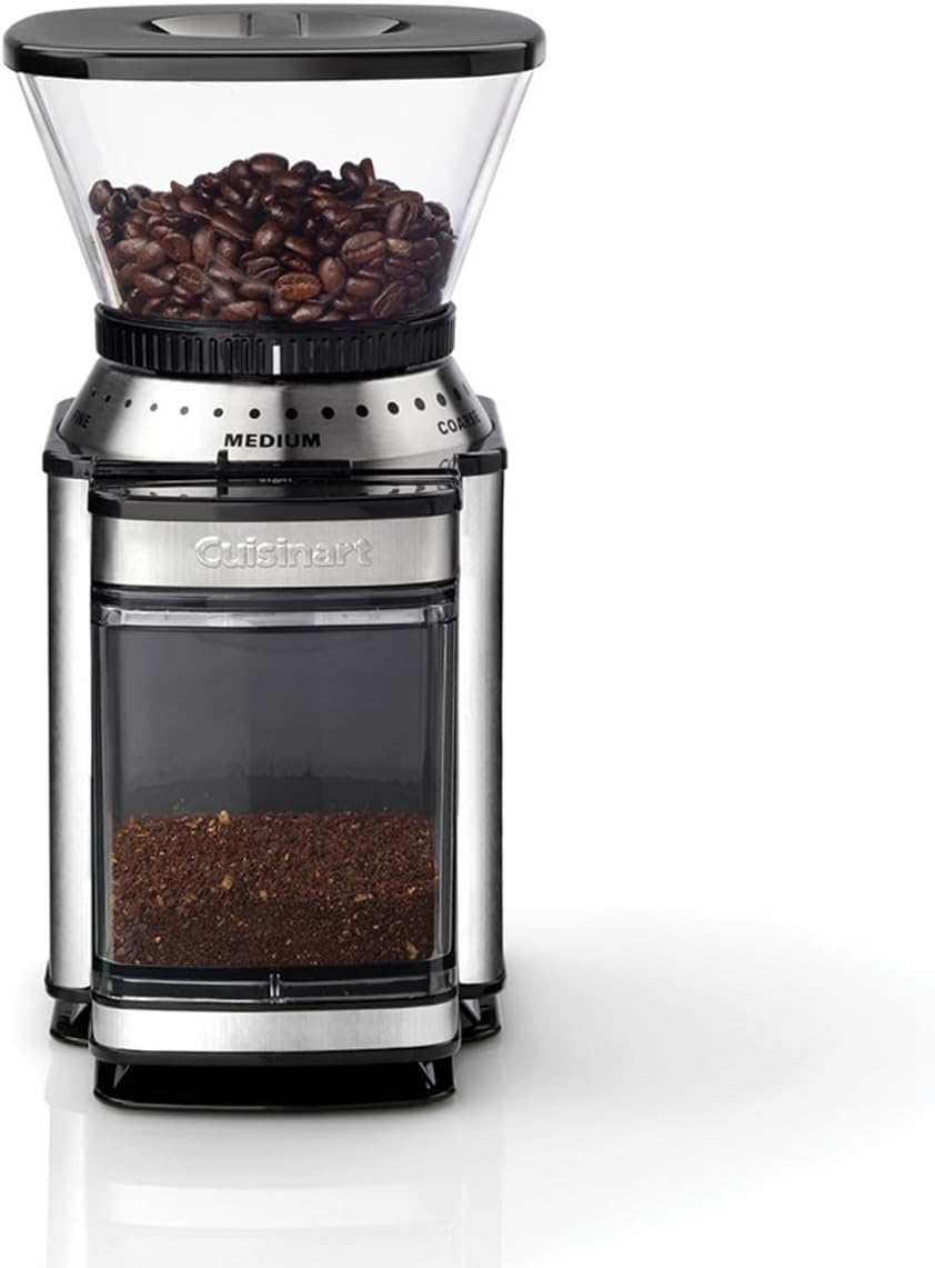 Cuisinart Coffee Grinder | Coffee Grinder for Home | 4-18 Cups | 18 Grinding Settings | Various Brewing Strengths - Espresso, Cold Brew, Latte, Cappuccino | Dishwasher Safe | Easy to Use