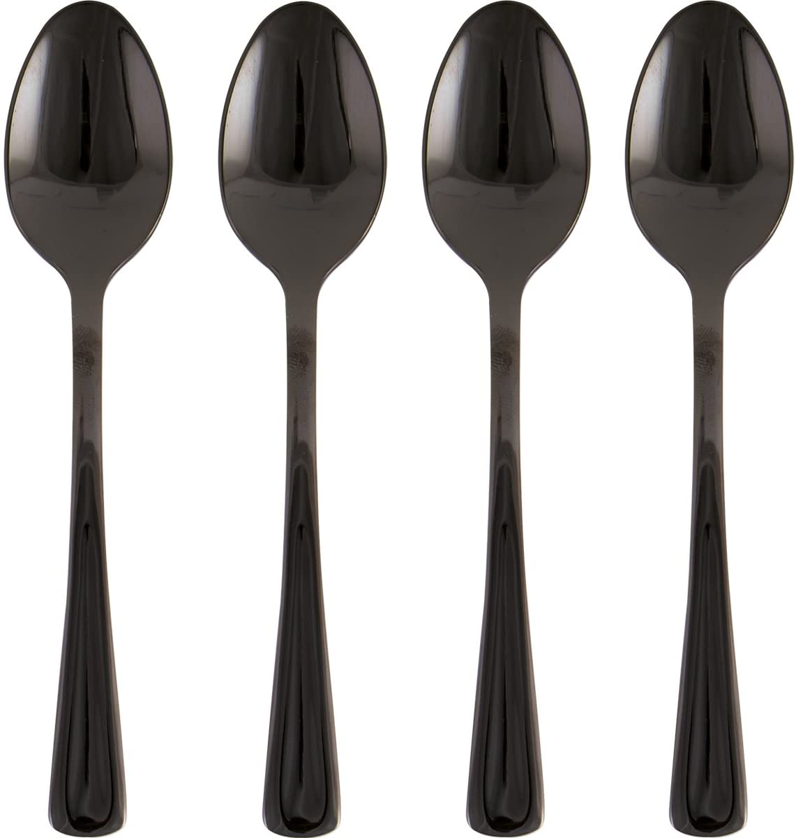 Creative Tops Stainless Steel La Cafetiere Espresso Spoon, Set of 4, Black