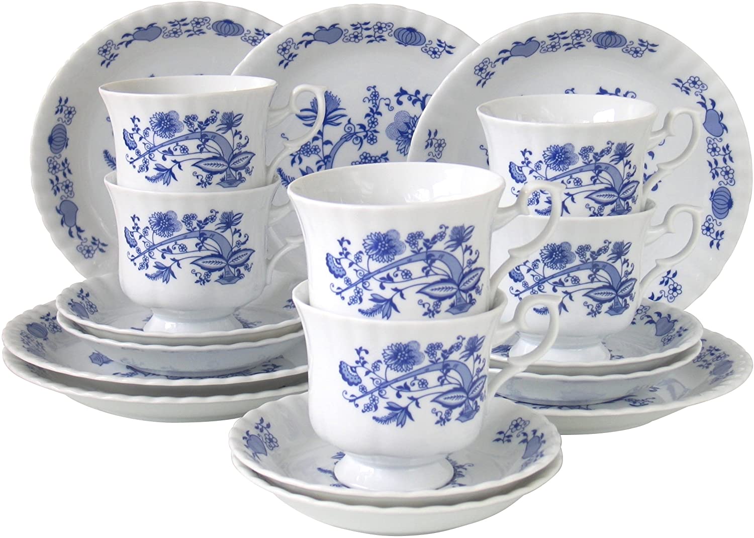 Creatable 18-Piece Dinnerware Set, Blue