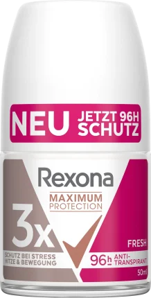 Rexona antiperspirant deodorant roll-on Maximum Protection Fresh, 50 ml